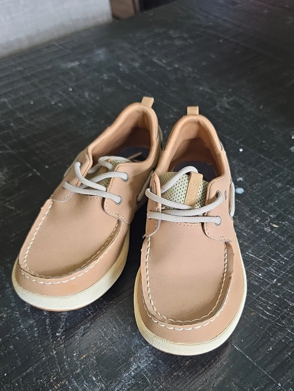 Classic Tan Kids' Sperry Dress Boat Shoes